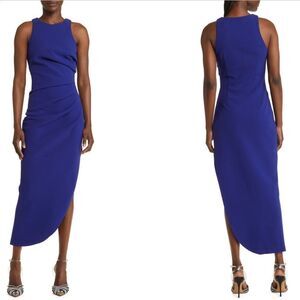 MISHA COLLECTION Ida Side Ruched Dress size 12/XXL